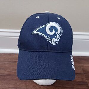 Los Angeles Rams OTS Strapback Adjustable Hat Cap NFL Blue